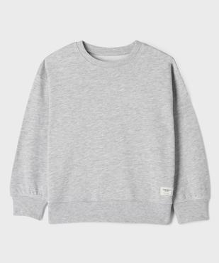 Sweat ample intérieur bouclette garçon vue2 - GEMO (ENFANT) - GEMO