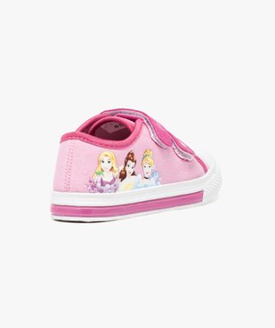 Baskets toile avec fermeture à scratch motifs princesses - Disney vue4 - DISNEY PRINCESS - GEMO