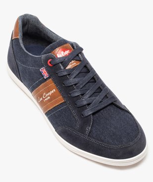 Tennis homme en toile avec empiècements – Lee Cooper vue5 - LEE COOPER - GEMO