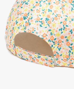 Casquette fille à motifs fleuris vue2 - GEMO (ENFANT) - GEMO