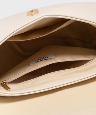 Sac besace demi-lune à détail foulard femme vue3 - GEMO (ACCESS) - GEMO