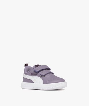 Baskets bébé garçon à double scratch Court Flex V3 - Puma vue2 - PUMA - GEMO
