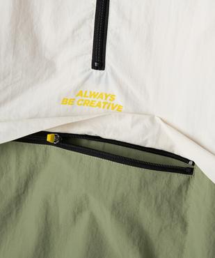 Blouson léger à capuche en matière déperlante garçon vue3 - GEMO (JUNIOR) - GEMO