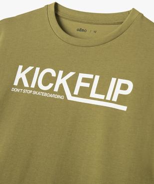 Tee-shirt manches courtes skate garçon vue2 - GEMO (JUNIOR) - GEMO