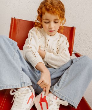Jean Cargo Straight avec taille ajustable fille  vue11 - GEMO (ENFANT) - GEMO