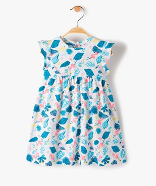 Robe bébé fille ample à motifs vue1 - GEMO(BEBE DEBT) - GEMO