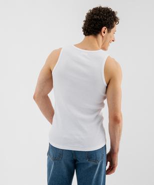 Débardeur en maille côtelée homme vue3 - GEMO 4G HOMME - GEMO