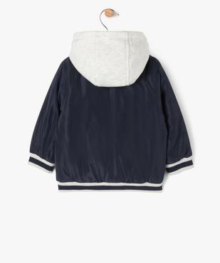 Blouson matelassé à capuche bébé garçon vue4 - GEMO 4G BEBE - GEMO