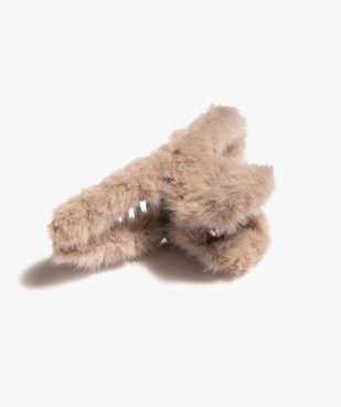 Pince femme forme crabe en maille peluche vue2 - GEMO (ACCESS) - GEMO
