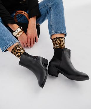 Bottines à talon avec élastique à la cheville femme - Valentina Baldano vue1 - VALENTINA BALDA - GEMO