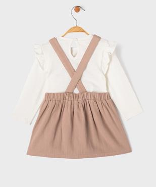 Ensemble 2 pièces bébé fille - Tee-shirt et robe vue5 - GEMO(BEBE DEBT) - GEMO