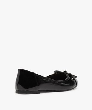 Ballerines femme à talon plat unies et vernies vue4 - GEMO(URBAIN) - GEMO