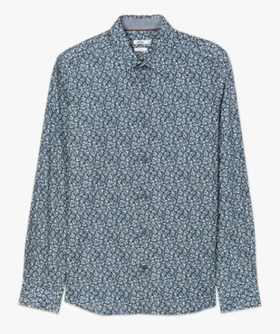Chemise homme cintrée motif graphique vue4 - GEMO (HOMME) - GEMO