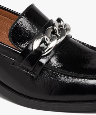 Mocassins femme en cuir uni verni - Taneo vue6 - TANEO - GEMO