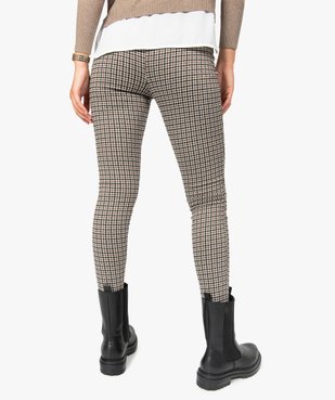 Leggings femme à motifs pied de coq vue3 - GEMO(FEMME PAP) - GEMO