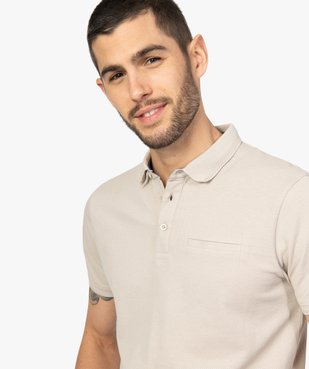 Polo homme à manches courtes en maille fantaisie vue2 - Nikesneakers (HOMME) - Nikesneakers
