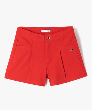 Short à pinces fille - LuluCastagnette vue1 - LULU CASTAGNETTE GEMO FOR GOOD - GEMO