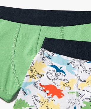 Boxers assortis motif dinosaures  garçon (lot de 2) vue4 - GEMO 4G GARCON - GEMO