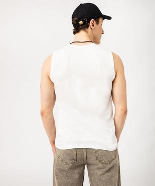 Débardeur avec inscriptions brodées et motif palmier homme vue3 - GEMO (HOMME) - GEMO