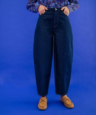 Jean barrel 100% coton femme vue3 - GEMO 4G FEMME - GEMO