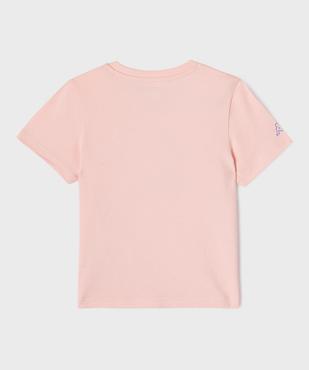 Tee-shirt manches courtes en jersey imprimé fille - Kappa vue3 - KAPPA - GEMO