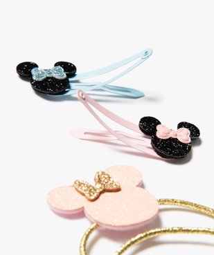 Accessoires cheveux fille avec motif Minnie (lot de 4) - Disney vue2 - DISNEY DTR - GEMO