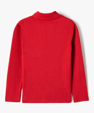 Tee-shirt col montant manches longues garçon vue3 - GEMO 4G GARCON - GEMO