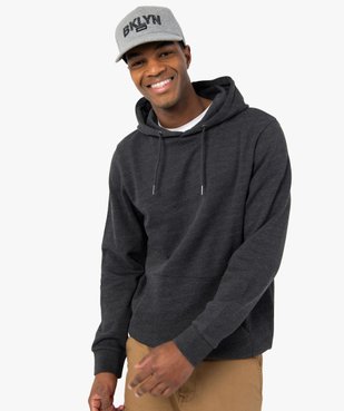 Sweat à capuche intérieur molletonné homme vue4 - GEMO 4G HOMME - GEMO