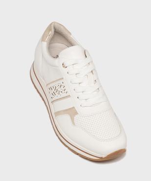 Baskets à lacets avec talon compensé femme - Valentina Baldano vue5 - VALENTINA BALDA - GEMO