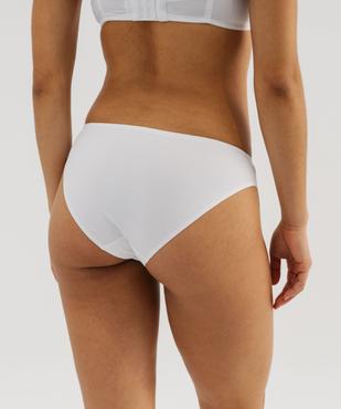 Culotte en microfibre et dentelle femme (lot de 2) vue2 - GEMO(HOMWR FEM) - GEMO