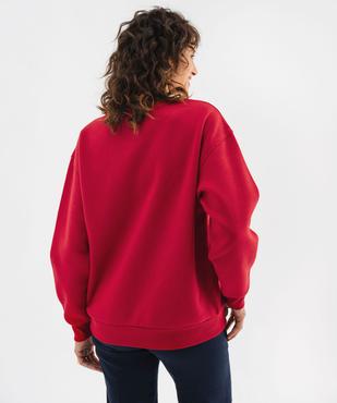 Sweat large avec motif ourson femme - LuluCastagnette vue3 - LULU CASTAGNETTE GEMO FOR GOOD - GEMO