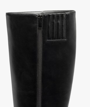 Bottes à talon haut dessus uni et à semelle plateforme vue6 - GEMO 4G FEMME - GEMO