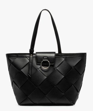 Sac femme avec devant tressé vue1 - GEMO (ACCESS) - GEMO