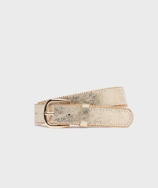 Ceinture large métallisée à perles femme vue1 - GEMO (ACCESS) - GEMO