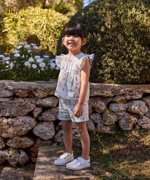 Ensemble 2 pièces bébé fille blouse et short - LuluCastagnette vue6 - LULUCASTAGNETTE - GEMO