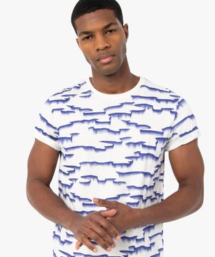 Tee-shirt homme imprimé bicolore vue2 - GEMO (HOMME) - GEMO