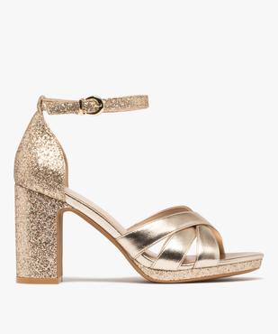 Sandales à talon haut brillantes femme vue1 - FOLLOW ME - GEMO