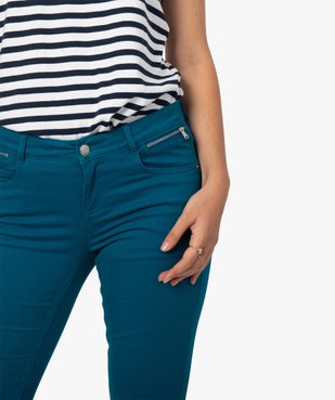 Pantalon femme coupe slim effet push-up vue2 - GEMO(FEMME PAP) - GEMO