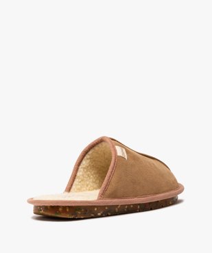 Chaussons homme mules fourrées eco-friendly - Dim vue4 - DIM - GEMO