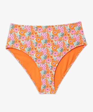 Bas de maillot de bain à motifs fleuris femme vue4 - GEMO 4G FEMME - GEMO