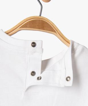 Tee-shirt à manches courtes avec motif bébé garçon vue3 - GEMO 4G BEBE - GEMO