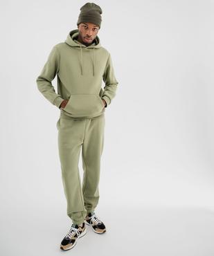 Sweat à capuche en molleton doux homme vue5 - GEMO 4G HOMME - GEMO