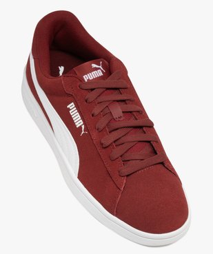 Baskets homme en cuir suédé avec semelle effet gomme Smash - Puma vue5 - PUMA - GEMO