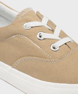 Tennis en toile avec lacets élastiques garçon - Camps United vue6 - CAMPS GEMO FOR GOOD - GEMO