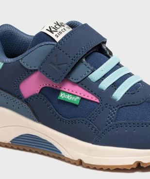 Baskets en toile à scratch fille - Kickers vue6 - KICKERS - GEMO