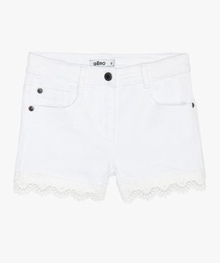 Short fille finition crochet vue1 - GEMO (ENFANT) - GEMO