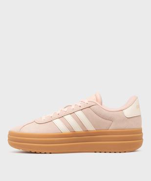 Baskets VL Court bold dessus cuir femme - Adidas vue3 - ADIDAS - GEMO