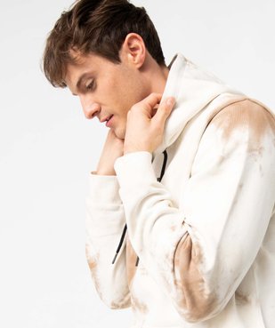 Sweat homme tie-and-dye à capuche vue6 - GEMO 4G HOMME - GEMO