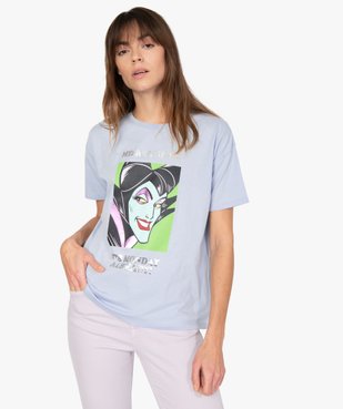 Tee-shirt femme à manches courtes avec message - Disney vue1 - DISNEY DTR - GEMO