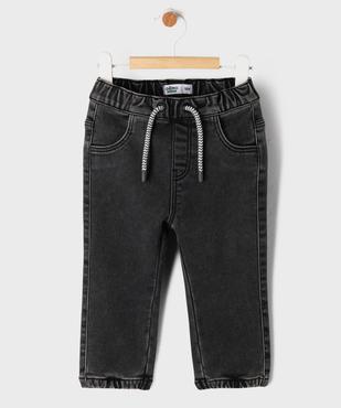 Jean jogger à taille ajustable bébé garçon vue1 - GEMO 4G BEBE - GEMO